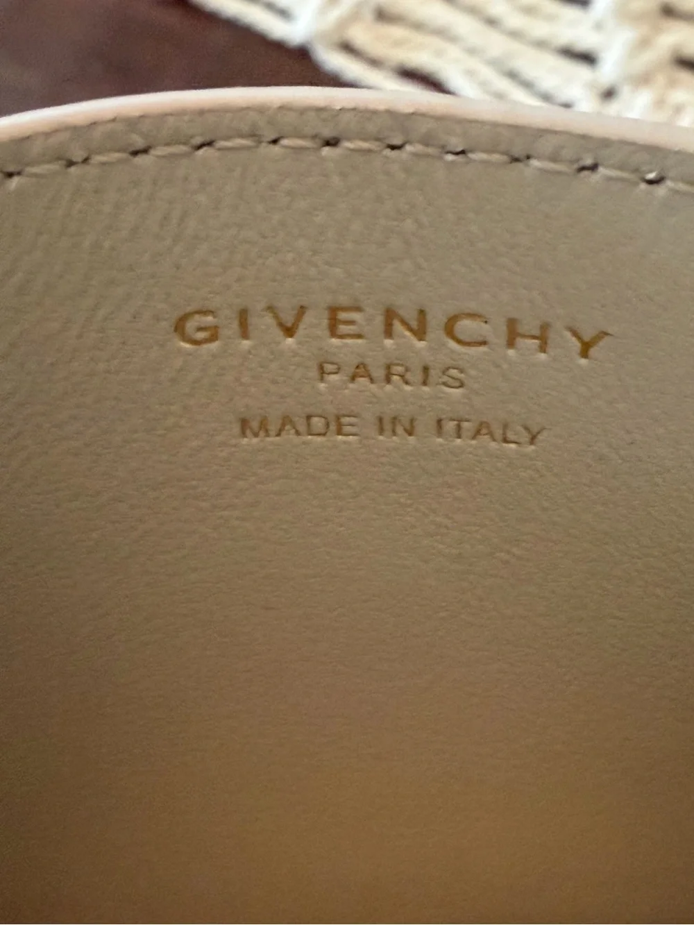 Givenchy Colorblock Leather Card Case - Black - New with Tags